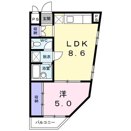 ドミール２１の物件間取画像